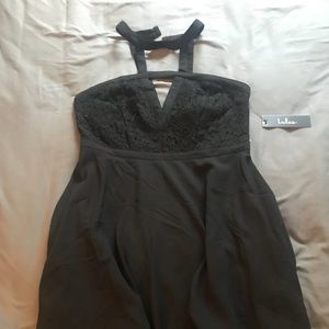 Black skater dress, size M